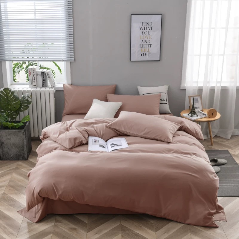 Softness Solid Color Bed Sheet