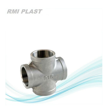 Industrial Cross Pipe Fitting in Stainless Steel