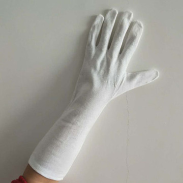 cotton parade inspection gloves white