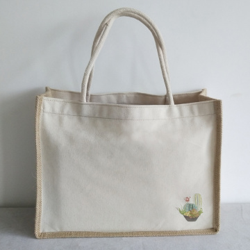 recycled hemp cotton canvas tote bags