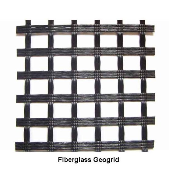 Asphalt Pavement Coated Fiberglass Geogrid