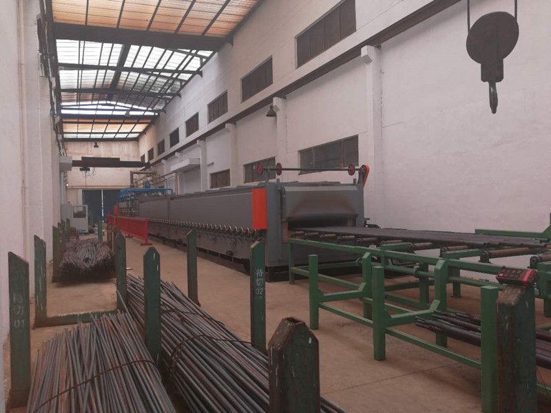 Large roller type annealing furnace debugging