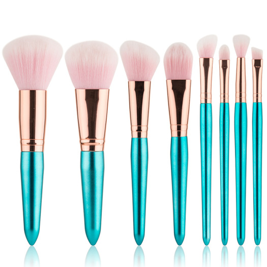 professional pink makeup brushes synthetic