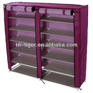 Storage non woven fabric covered shoe rack