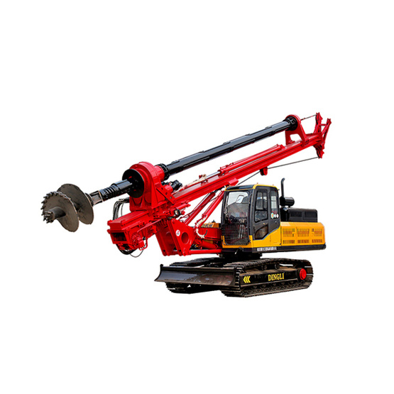 hydraulic crawler drilling-rig with full set of drill-bits