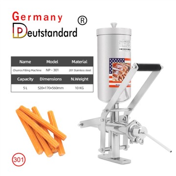 Industrial churros filling making machine