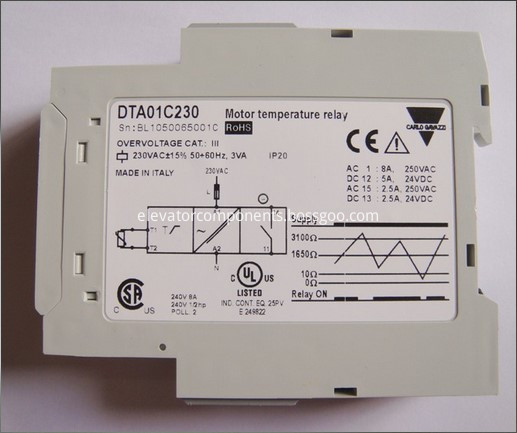 Motor Temperature Relay for ThyssenKrupp Escalators DTA01C230