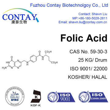 Folic Acid Folate Supplement Material Food Grade