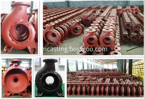 Grey Iron Casting Iron Resin Sand Casting Pump Volute