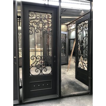 Security Wrought Iron Entry Doors