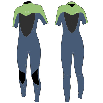 Seaskin Womens Short Arm Scuba Diving Wetsuits