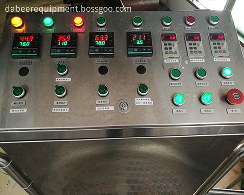 2 vessel brewhouse manual control cabinet