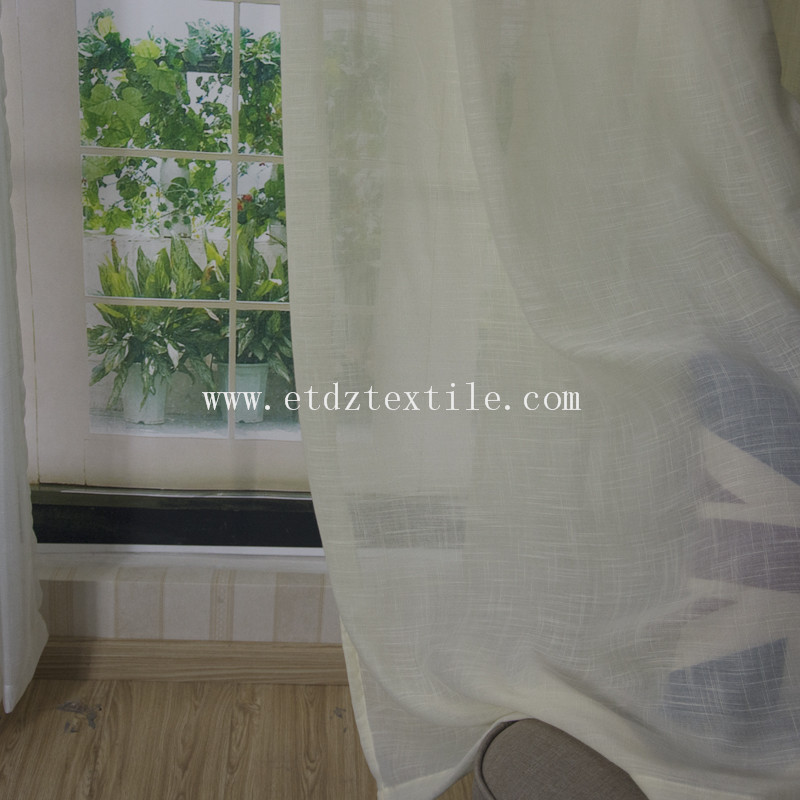 Plain Sheer Curtain Fabric