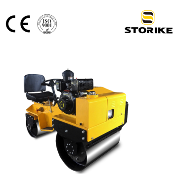 850kg Small Double Drum Vibratory Road Compactor
