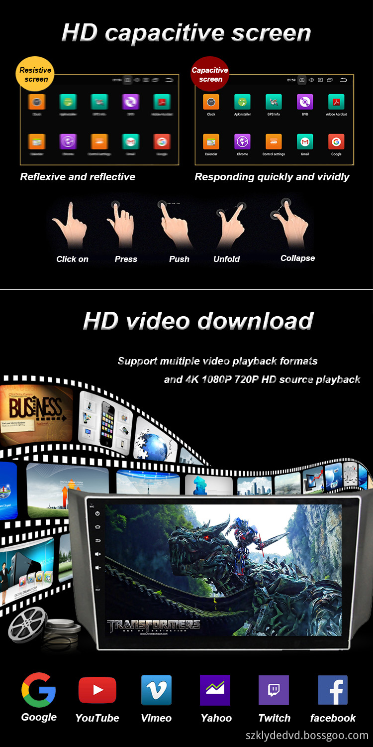9.0 car dvd player for Duster