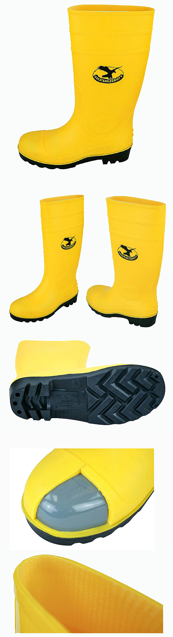 Steel Pvc Safety Gumboots