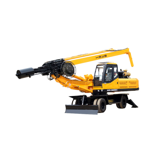 15M Depth Small Tractor Stone Drilling Rig Machine