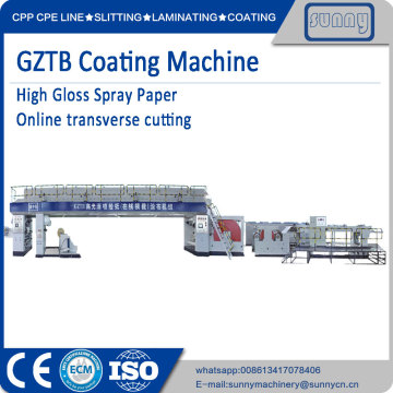 High Glossy Paper coating machine GZTB