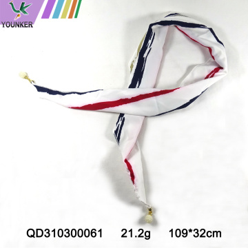 CONCISE PRINTING POLYESTER SCARF