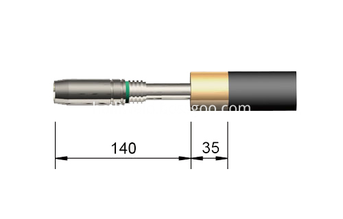 25KD Automatic Straight MIG Welding Torch