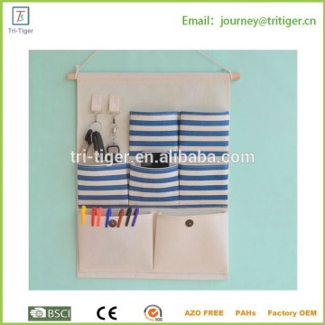 Hot sale 7 pockets fabric door hanging storage organizer