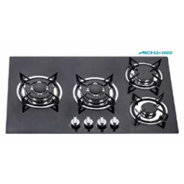 4 Burners Tempered Glass Surface Gas Stove