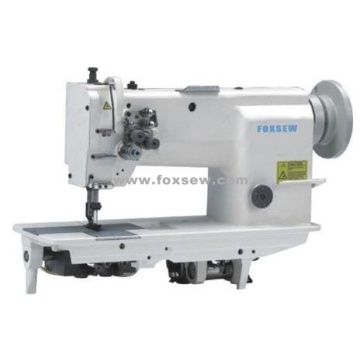 High Speed Double Needle Feed Sewing Machine with Fixed Needle Bar