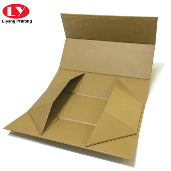 Custom printed folding magnetic gift box