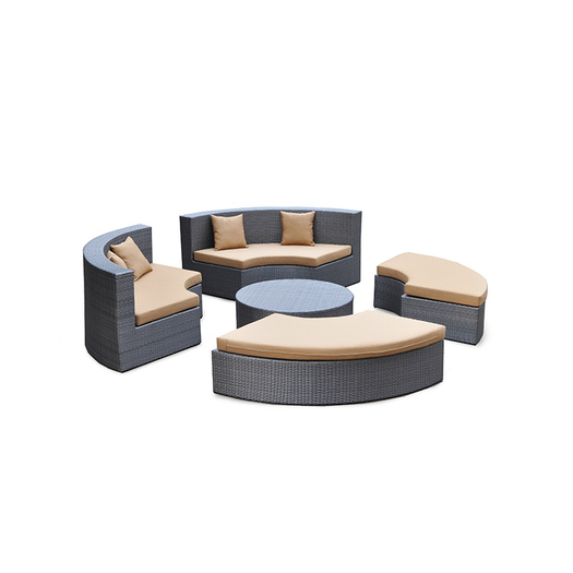 Round Shape &Special Rattan Sofa Set