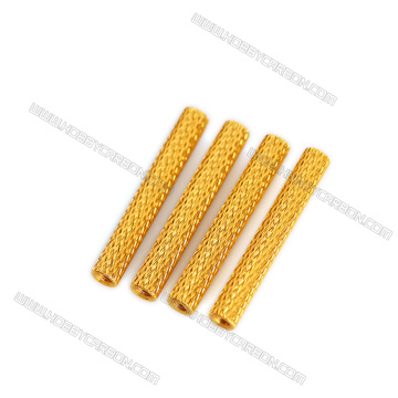 Colorful Aluminum Knurled Round Standoff With Low Price
