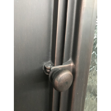 Home Double Entrance Steel Wrought Iron Door