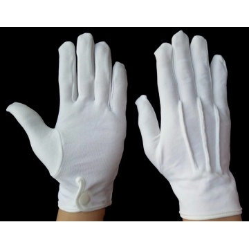 Inspection jeweler band cotton parade hand gloves