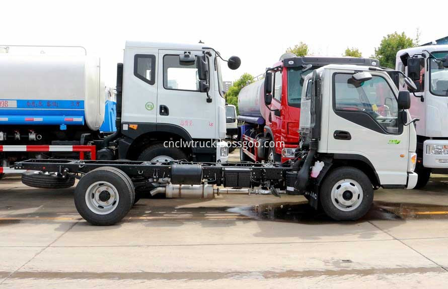 truck mounted water tank chassis 2