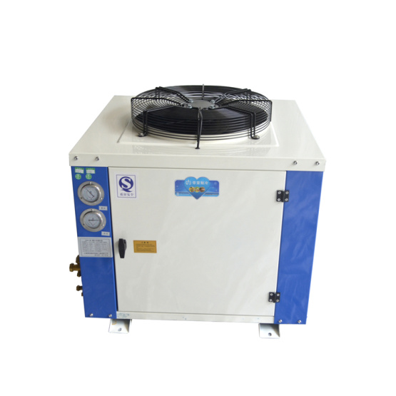 U type flat-flow refrigerator air cooling condenser