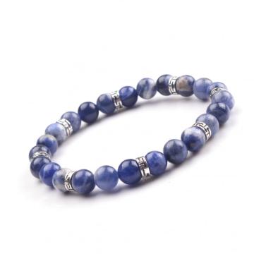 8MM Round Beads Stone for Making DIY Colorful Charm Bracelet Custom