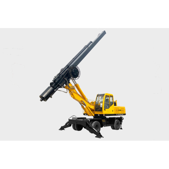 Small wheel pile driver for sale