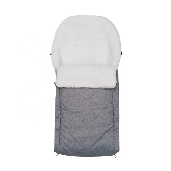 Sheepskin Baby sleeping bag footmuff