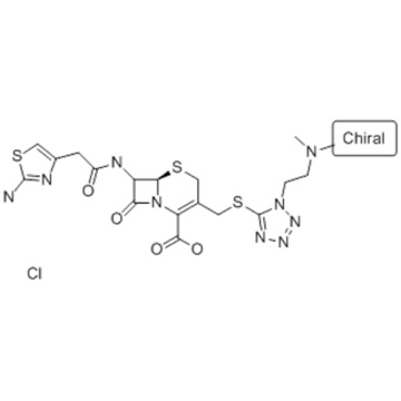 5-Thia-1-azabicyclo[4.2.0]oct-2-ene-2-carboxylicacid,7-[[2-(2-amino-4-thiazolyl)acetyl]amino]-3-[[[1-[2-(dimethylamino)ethyl]-1H-tetrazol-5-yl]thio]methyl]-8-oxo-,hydrochloride (1:2),( 57187686,6R,7R)- CAS 66309-69-1