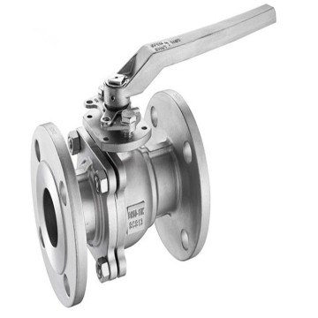 Manual stainless steel flange 304  ball valve