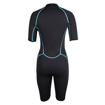 Seaskin Womens Front Zipper Shorty Wetsuit For Diving