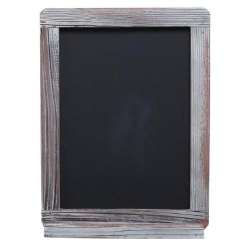 Wall Mounted Decorative Rustic Style Wood Framed Chalkboard Memo Message Board  Erasable Store Sign