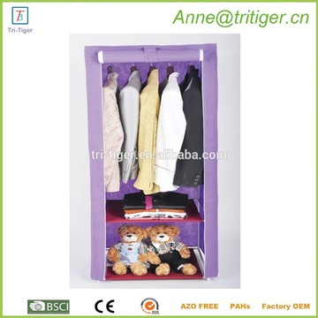 1 Door Bedroom Clothing Storage Bedroom Folding Cloth Wardrobe