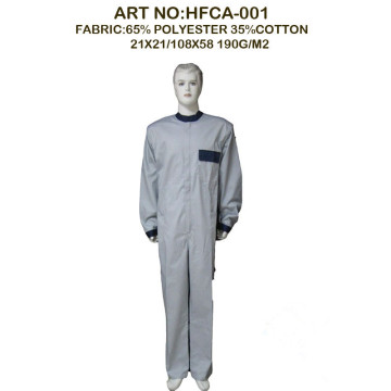 Factory wholesale polyester cotton coveralls adult