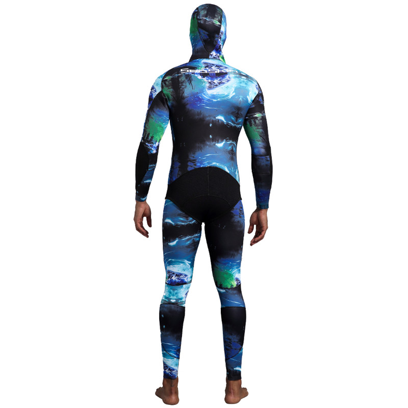 Seaskin Two Pieces Camo Wetsuit