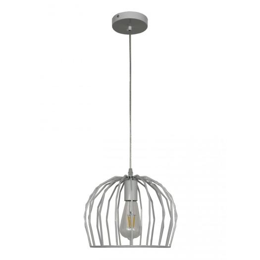 Square metal pendant light