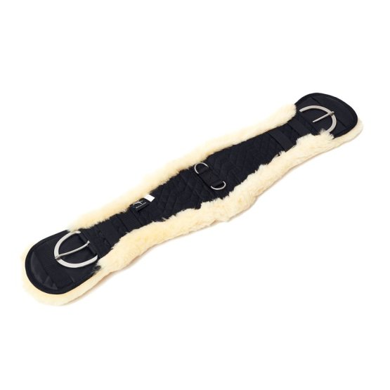 Sheepskin Western Saddle Girth D Ring Quilted Cotton