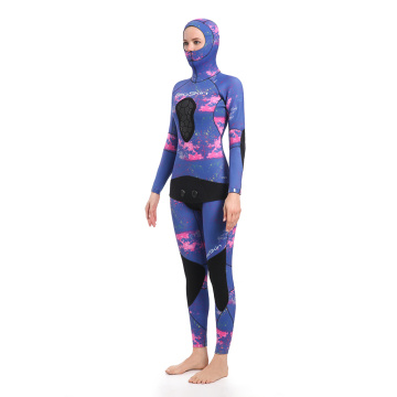 Seaskin Women's Two Pieces Spearfishing Wetsuit Set