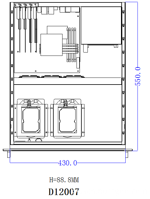 2u standardized recording and broadcast classroom network chassis