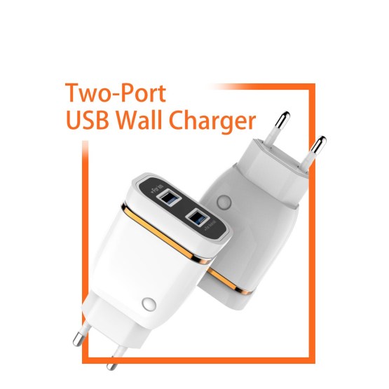 Wall Charger 2Port USB Charger  Fast Charger