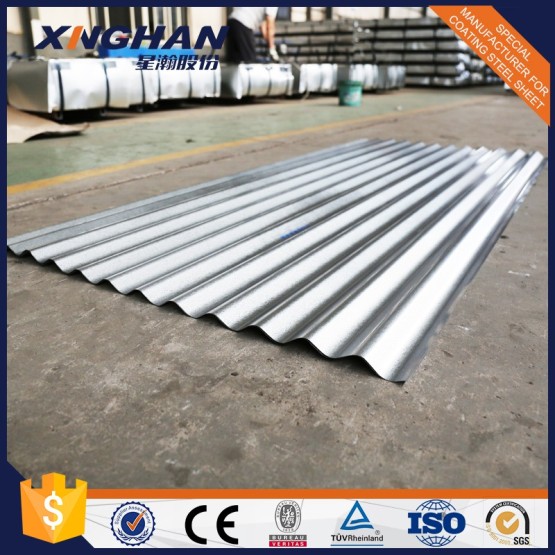 22 Gauge zinc coated steel roofing sheets